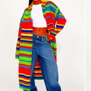 Beautiful Multi color long cardigan